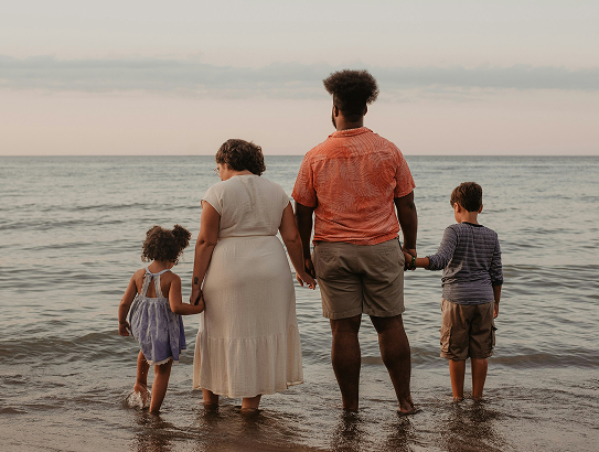 Guests enjoying a calm coastal moment